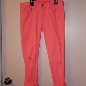 American Eagle Neon Pink Pants